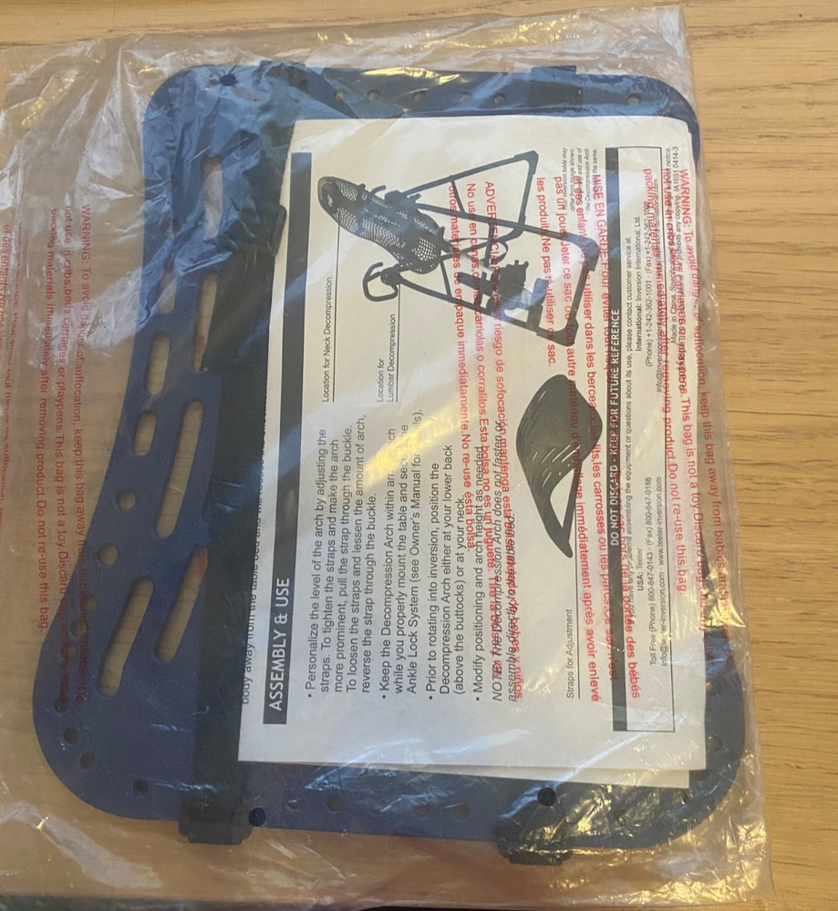 Original Teeter Hang Ups Lumbar Bridge for Teeter Inversion Tables NEW in pkg