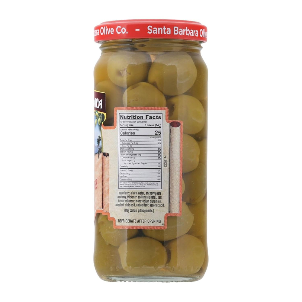 Olive Anchovy Stuffed Olives, 5 oz