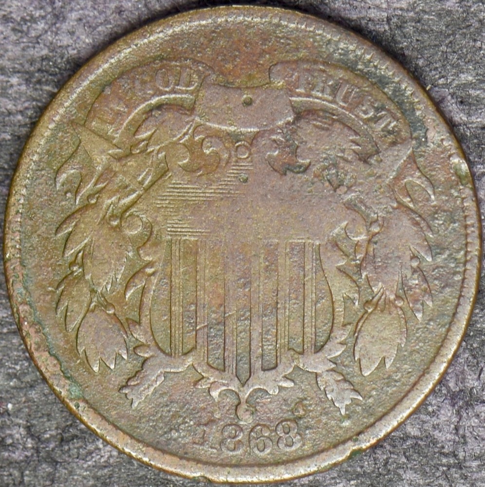 1868 2C Two Cent Piece - ✪COINGIANTS✪
