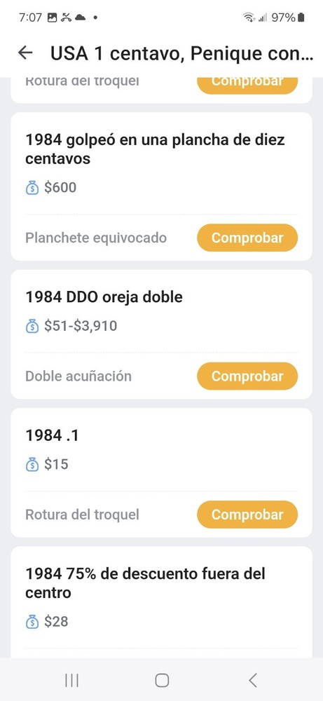 MONEDA#32: 1C 2984 CON ERROR DE OREJA DOBLE