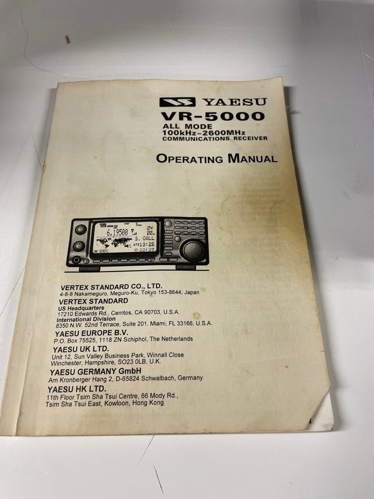 YAESU VR-5000 Communications Receiver