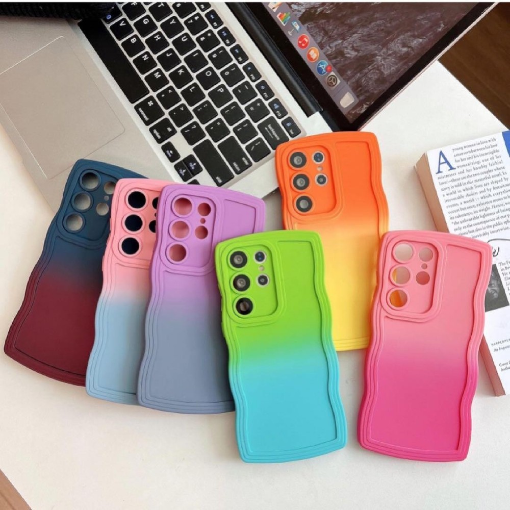 1409 Opened Only Galaxy S21 5 Case Pink Blue Gradient