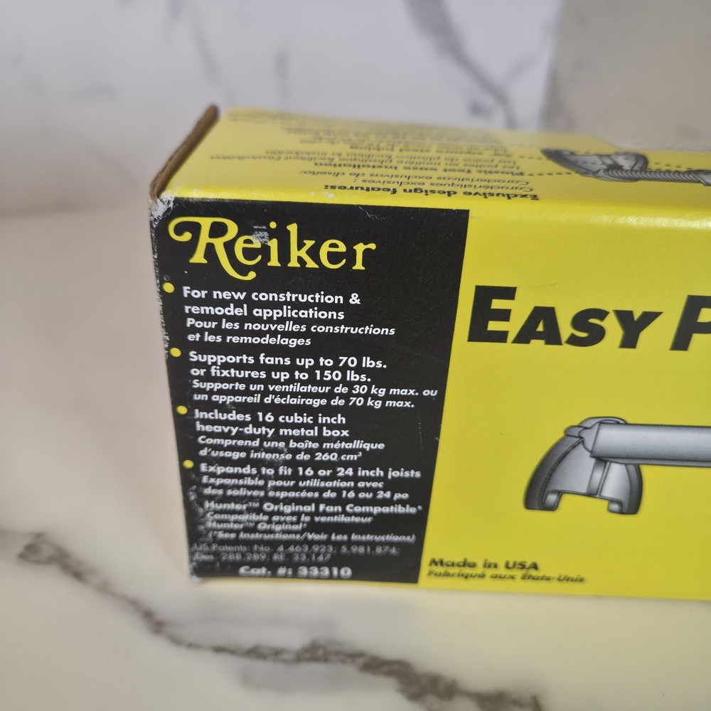 Reiker Enterprises Easy Plus Fan Base 3 Step Install