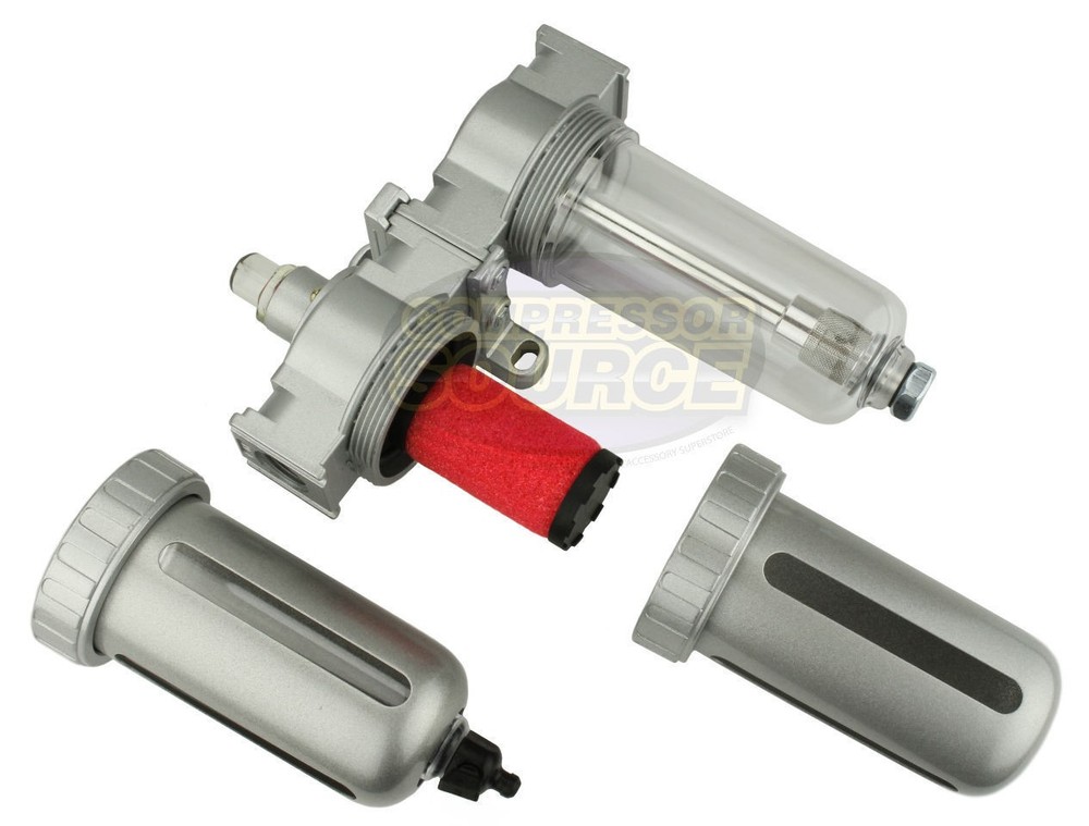 1/2" Desiccant Filter / Dryer Combo Inline Compressed Air System Dessicant