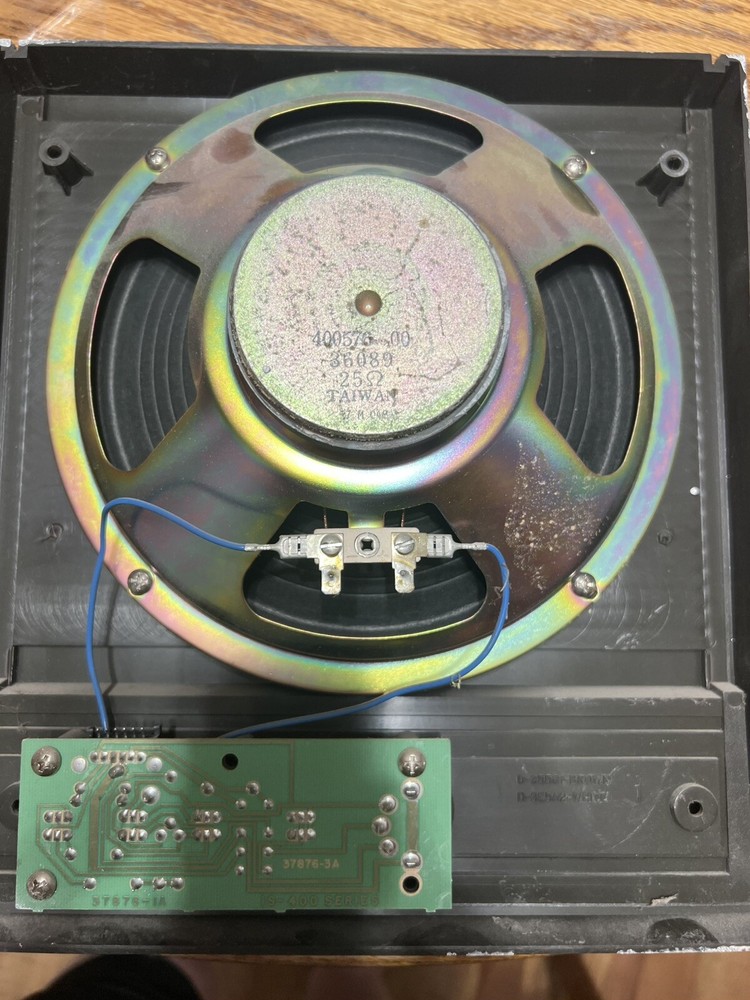 Nutone Intercom Speaker Brown - Working Condition. 10" wide x 11.25" tall