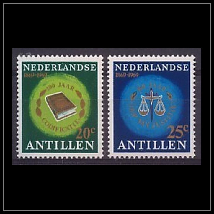 Netherlands - Dutch Antilles Issue 1969 (408-409) Justice