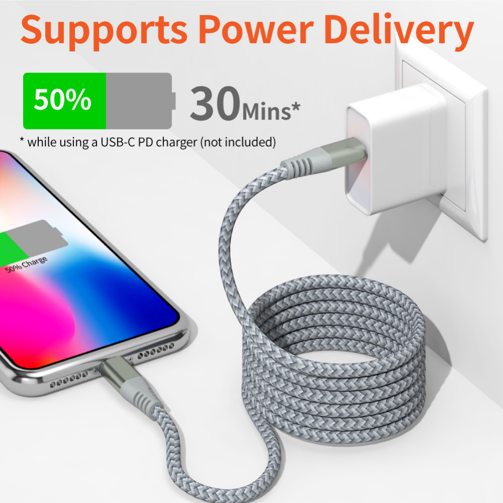 New For Apple iPhone iPad Fast Charger USB C Adapter Type C data Cable 20W PD