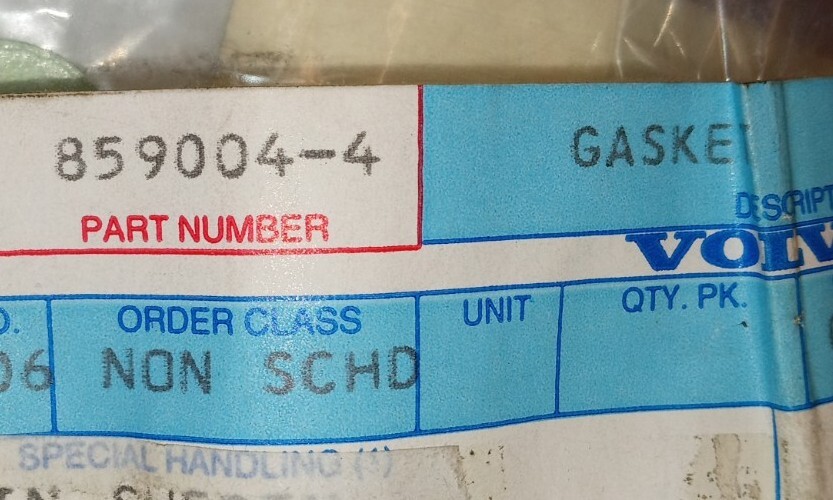 Volvo Penta Gasket 859004