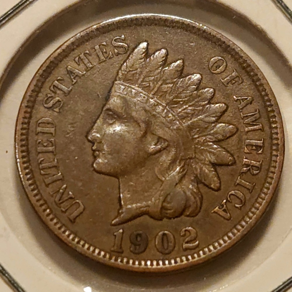 1902 Indian Head Cent - XF - 3 Diamonds