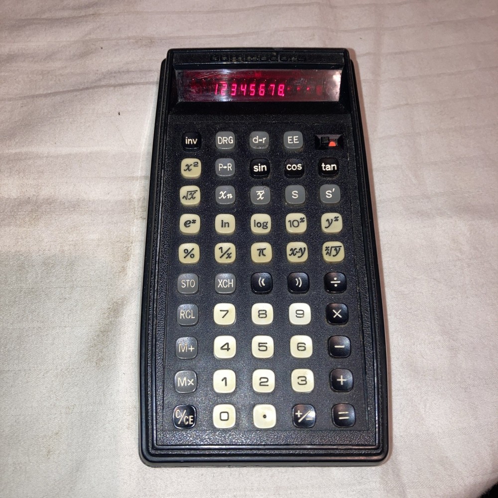 Commodore SR4912 Scientific Calculator 1978 Vintage Working