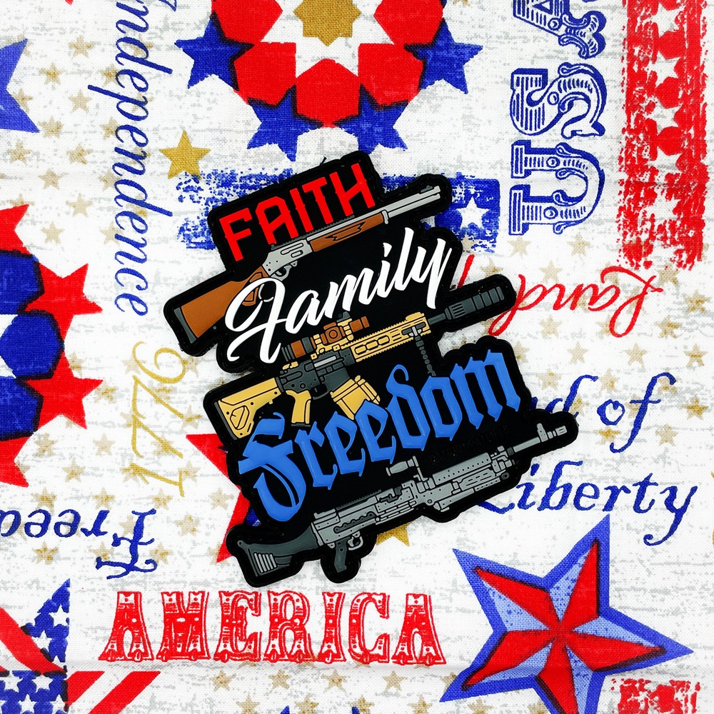 Patriot Patch Co. - Faith, Family, Freedom - Patch
