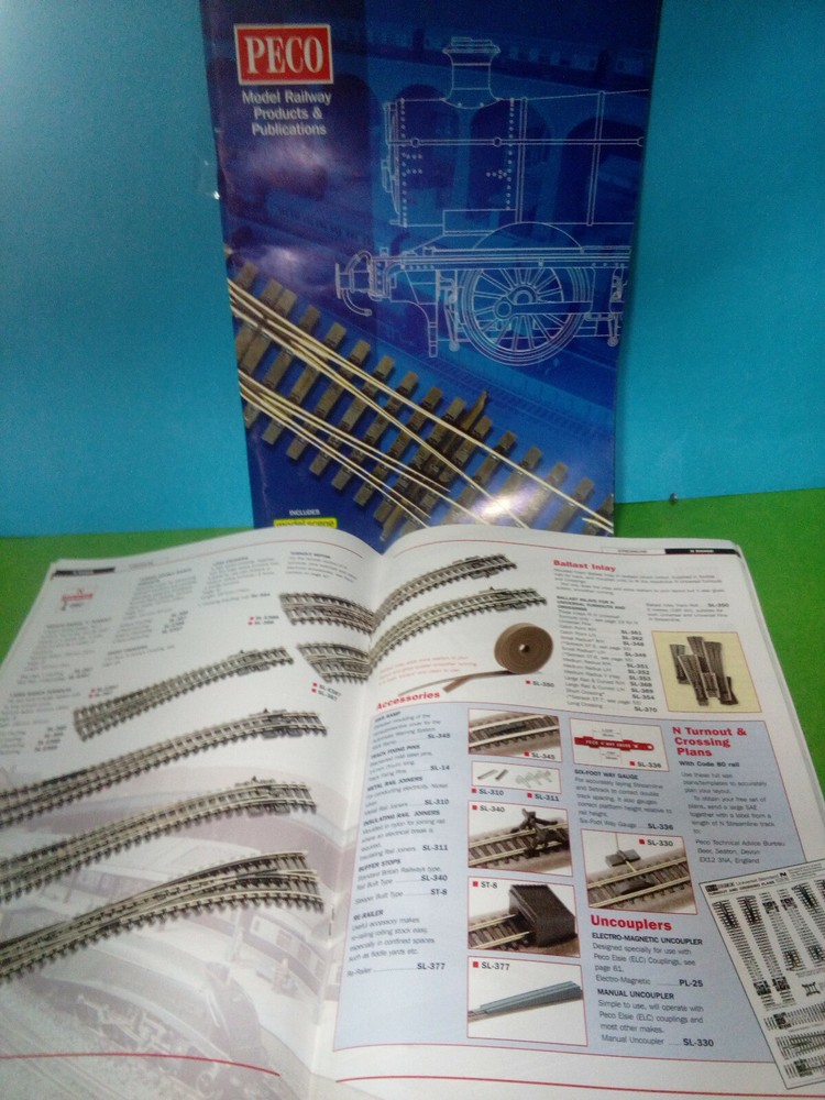 PECO CATALOGUES model railway products