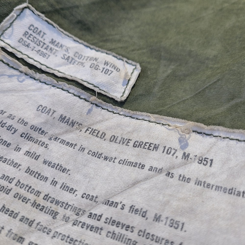 M 1951 Field Jacket US Army X Small Reg VG+