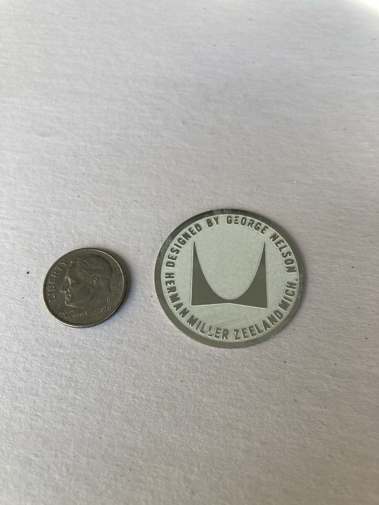 Herman Miller Eames Logo Medallion Rare George Nelson