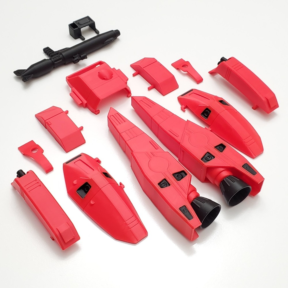 Complete 3D Printed Parts Armor Set for G1 Jetfire Toy