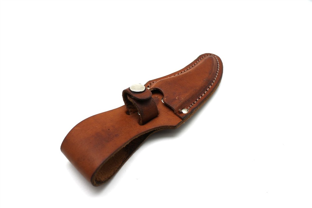 Brown Genuine Leather Knife Case