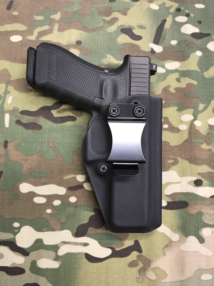 Black Kydex IWB Glock 17 GEN5 Holster