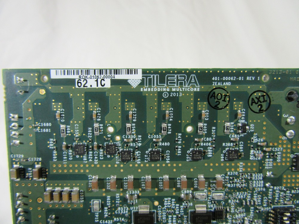 TILERA EMBEDDING MULTICORE 401-00062-01 REV 1 NETWORK INTERFACE CARD W/ Gx72 CPU