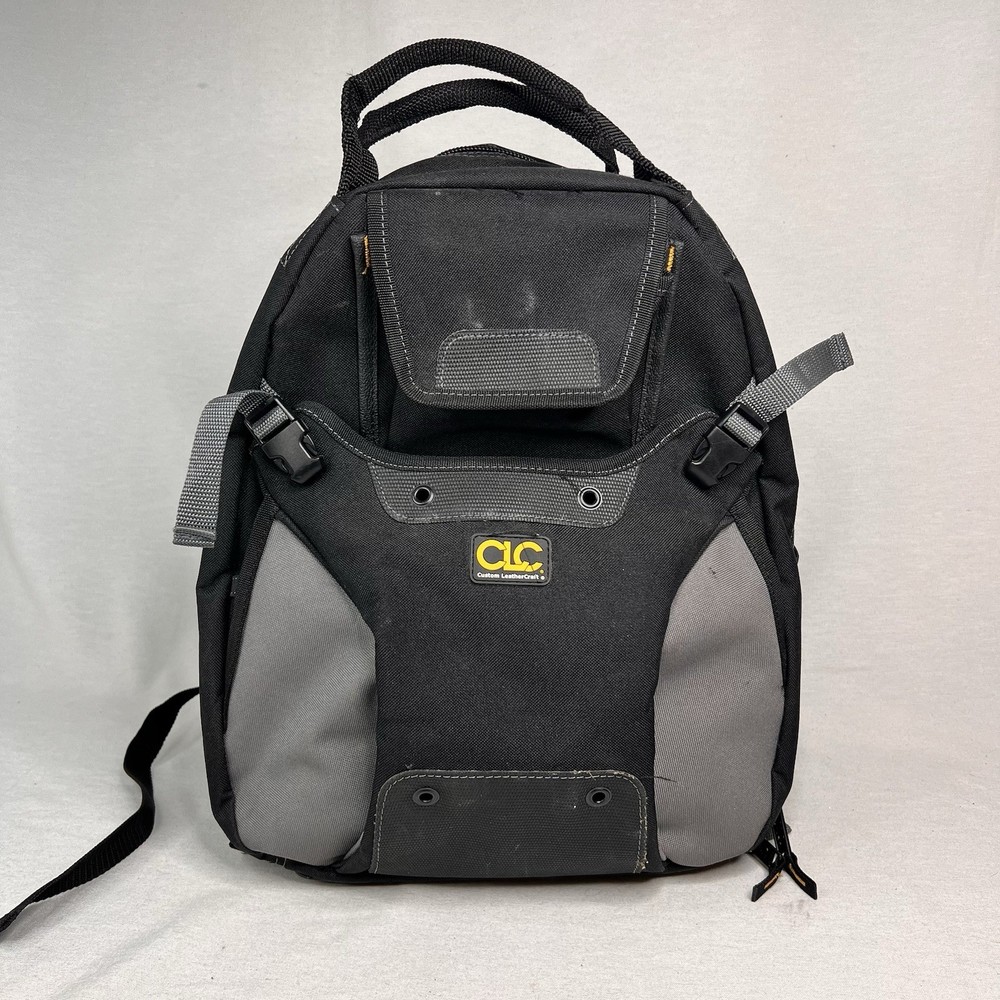 Custom Leather Craft Toolworks 1134 Deluxe Tool Backpack; 44 Pocket - EUC