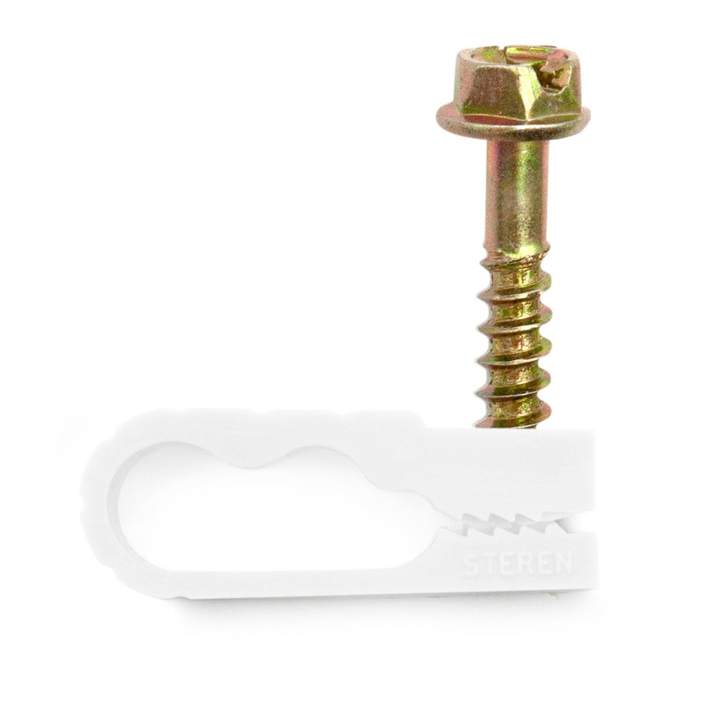 Coaxial Cable Clips - Cable Holder - Wire Clips - Siding Clips for Hanging - ...