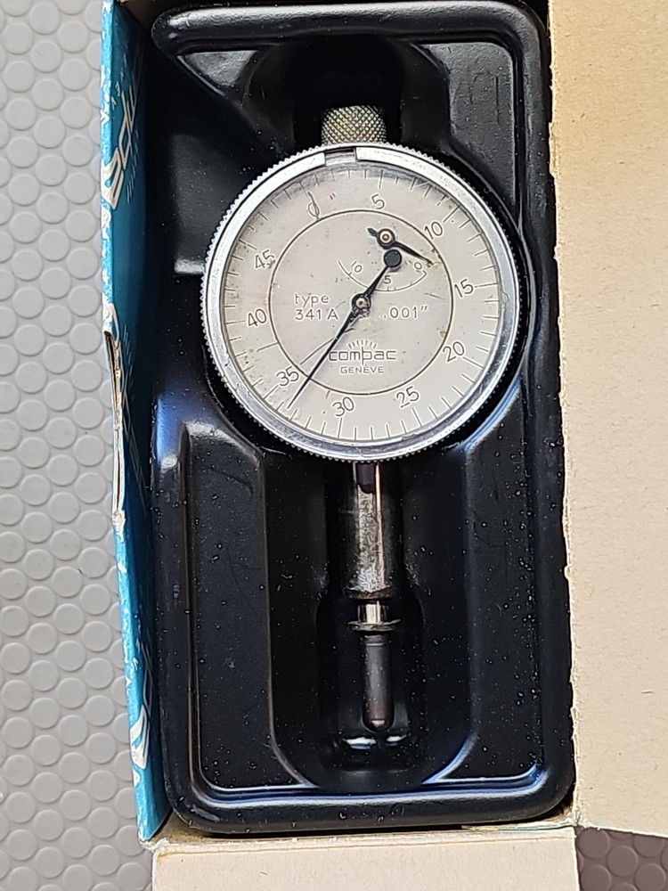 COMPAC TYPE 341A DIAL INDICATOR .0001" Swiss Made