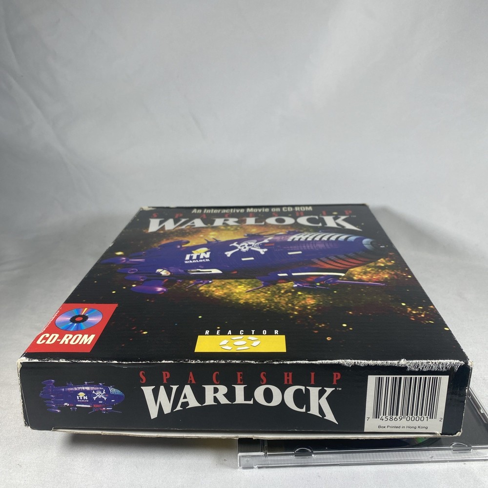 Vintage Spaceship Warlock Interactive Movie CD-ROM Reactor For Macintosh