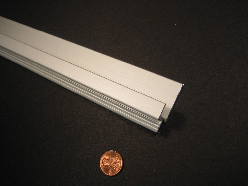 NYM #1510 ALUMINUM DRAWER PULL, SATIN ANODIZED FINISH