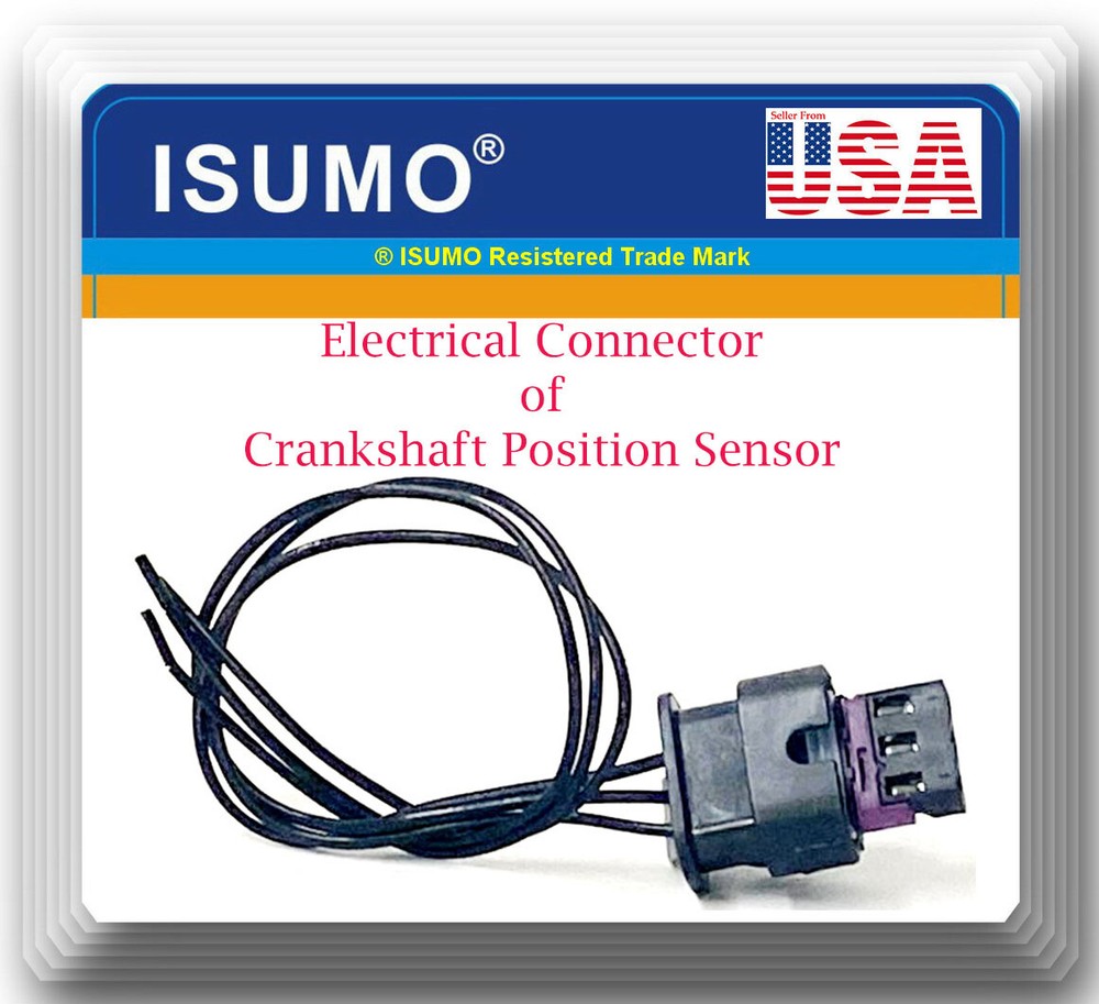 Engine Crankshaft Position Sensor Electrical Connector Fits Ford Lincoln 15-20