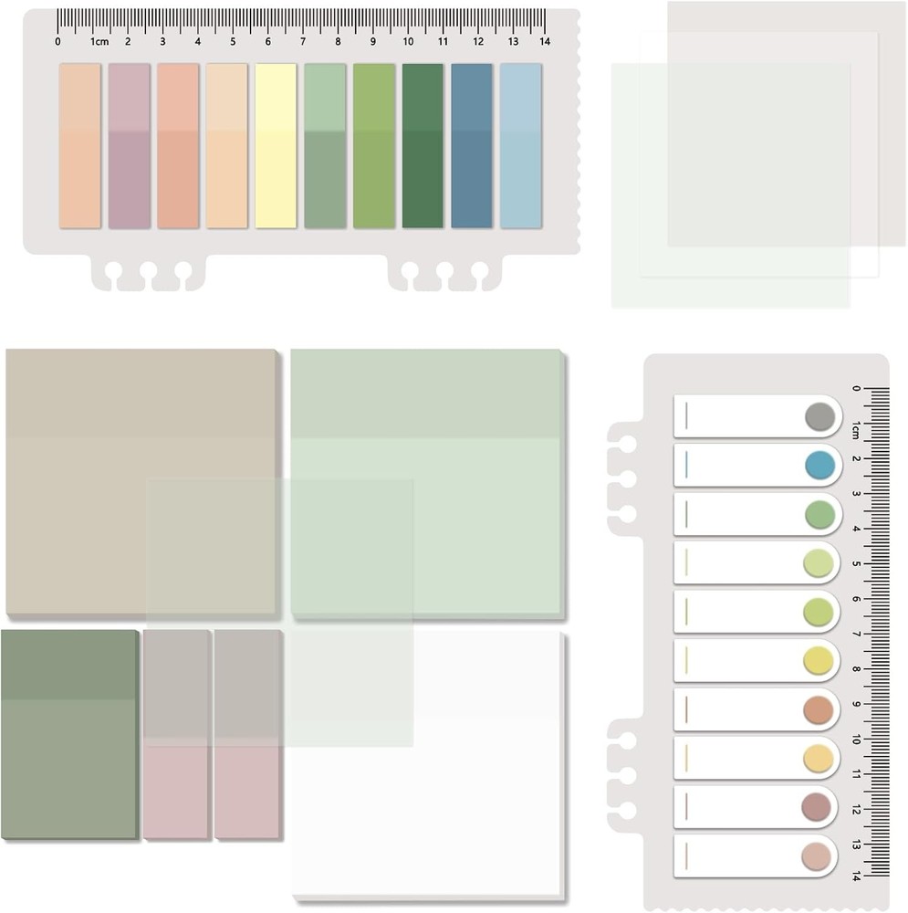 700 Sheets Transparent Stiy Notes, Clear Waterproof See Through