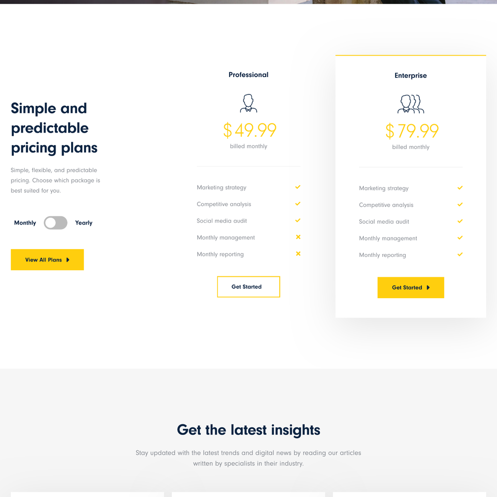 Corporate Website Design with Free VPS Web Hosting and Installation