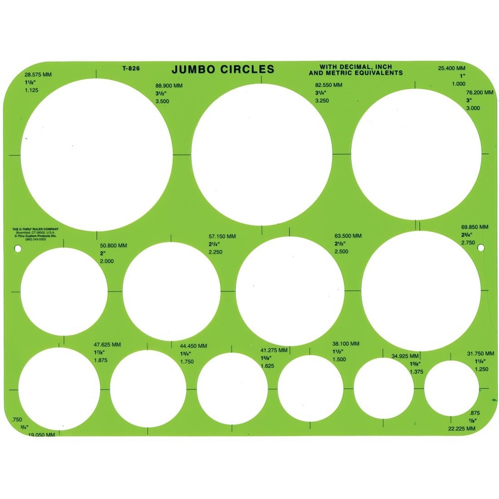 Westcott Jumbo Circles Template