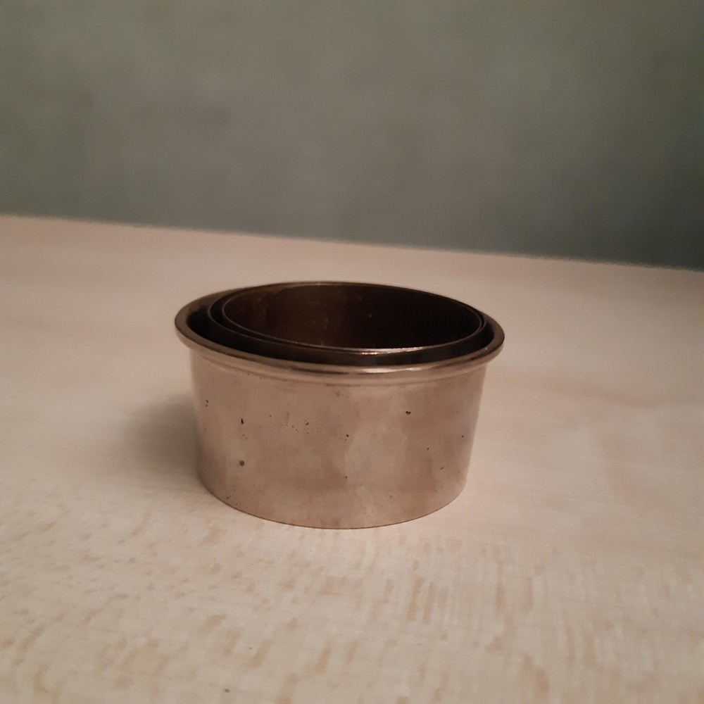 Vintage Silver Plate Collapsible Display Cup In Presentation Box