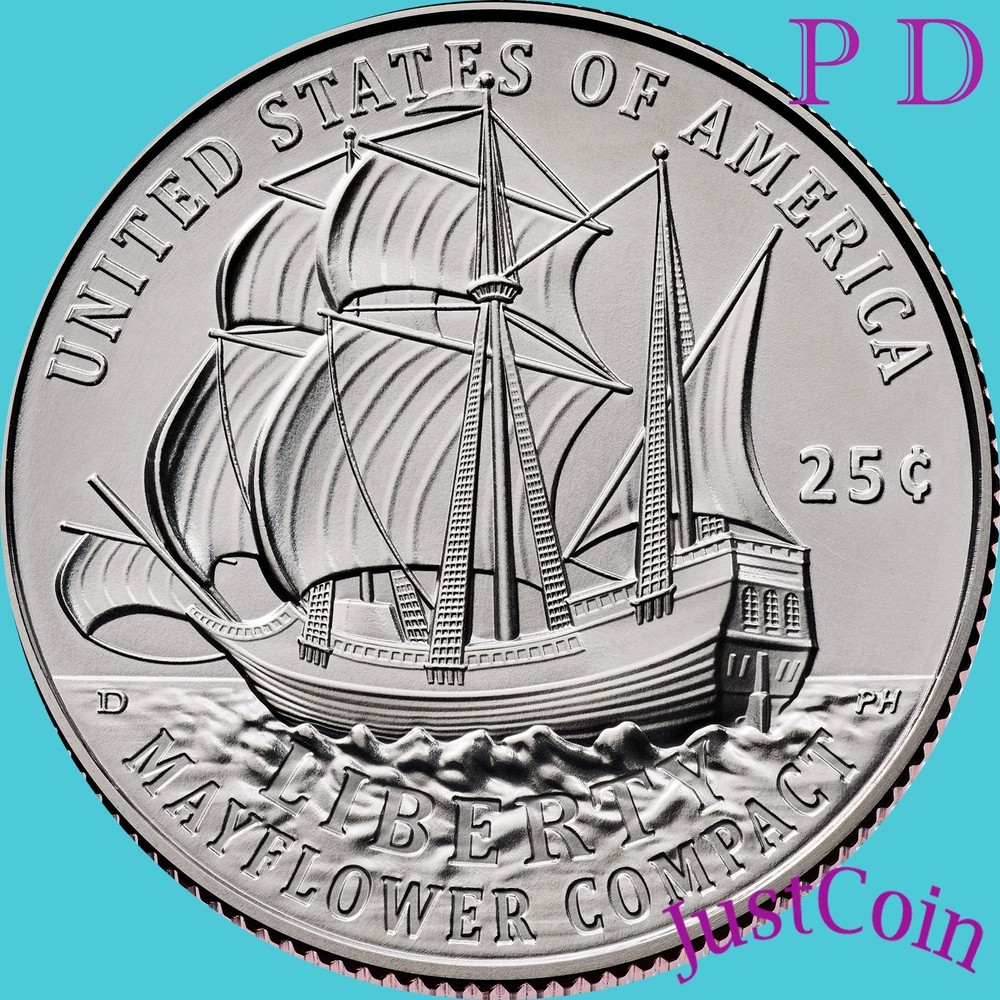 2026 SemiQ MAYFLOWER COMPACT P&D TWO UNCIRCULATED QUARTERS SET