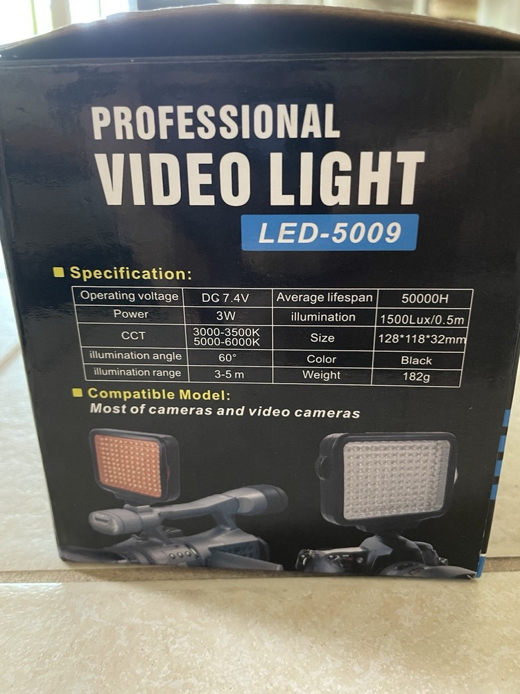 Professional LED Video Light - 5009