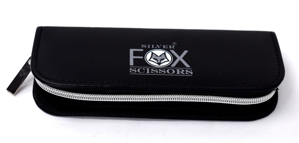 Silver Fox SF28-5C Professional Hair Cutting Scissors Silver New