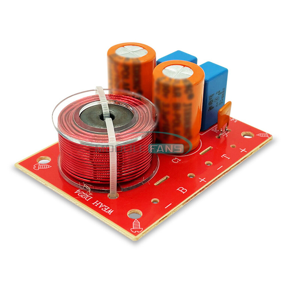 80W Hi-Fi Audio Speaker Crossover High & Low Two-way Filter Frequency Divider