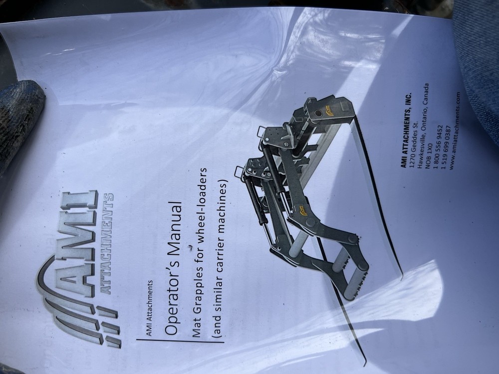 Pallet Fork Grapple Skid Steer Attachment