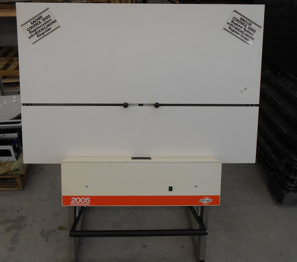 BACHER 2005 CONTROL 2000 REGISTER SYSTEM