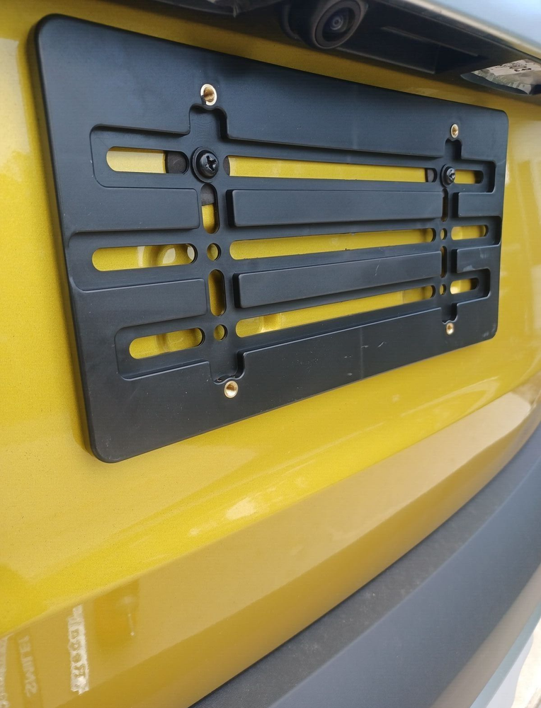 30 Universal License Plate Holder Mounting Relocator Adapter Bumper Kit Brackets