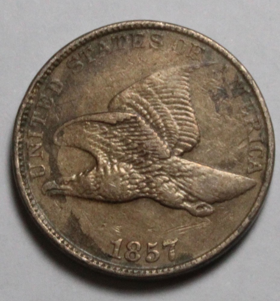 1857 Flying Eagle Cent UR324