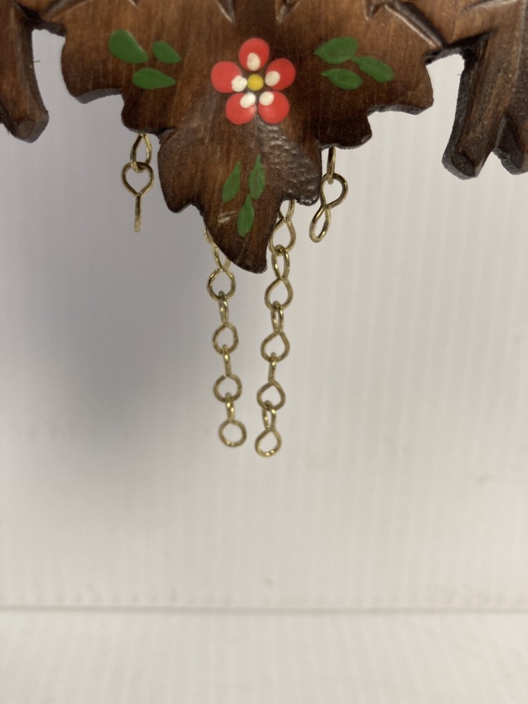 Black Forest Miniature Cockoo Clock 5.5x4”A2-35