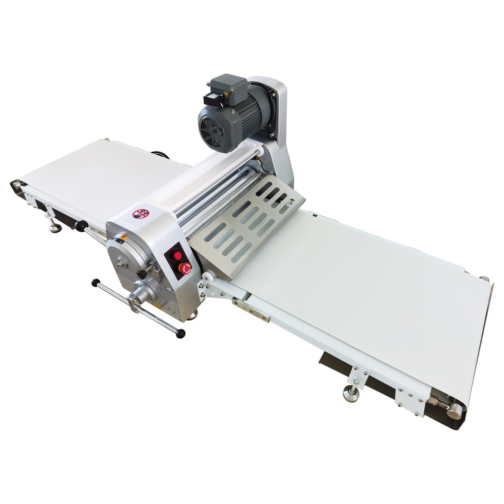 110V Dough Sheeter Reversible Roller Croissant Roller Sheeter for Pastry Dough