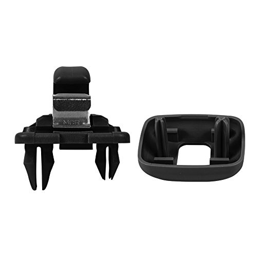runmade Interior Black Sun Visor Hook Clip Bracket Compatible with Audi A1 A3 A4