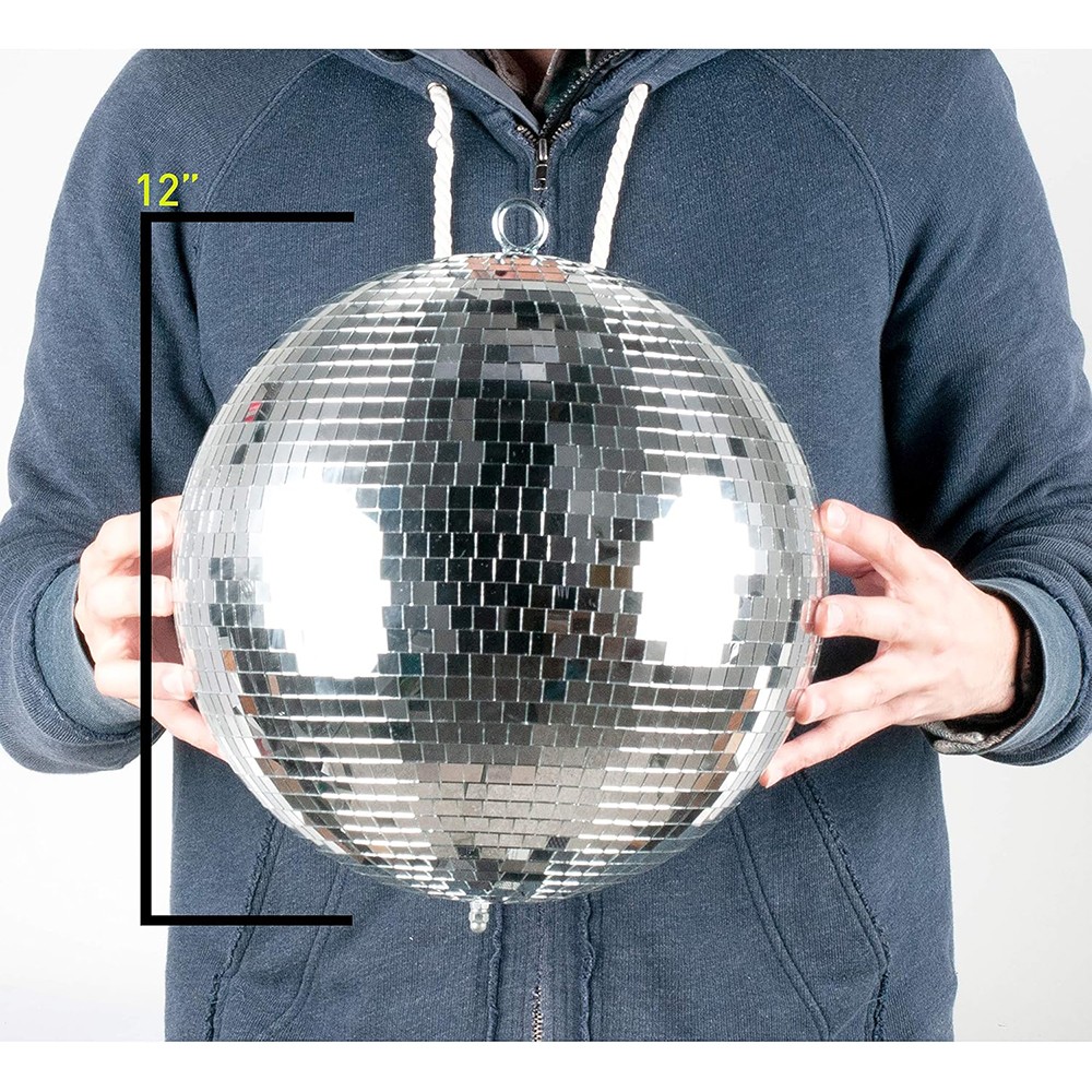 Eliminator Lighting Mirror Ball (12")