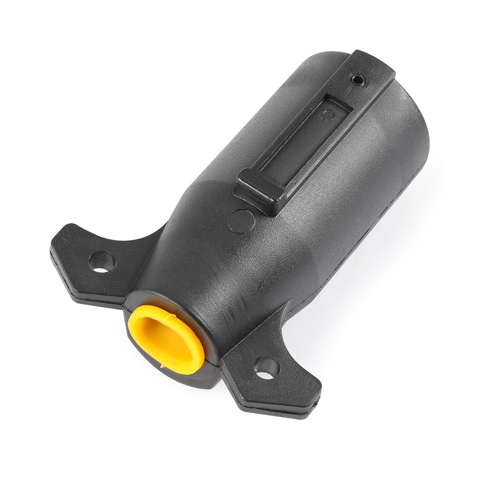 7 Way Round RV Style Trailer Light Plug Connector Replacement End Blade Round