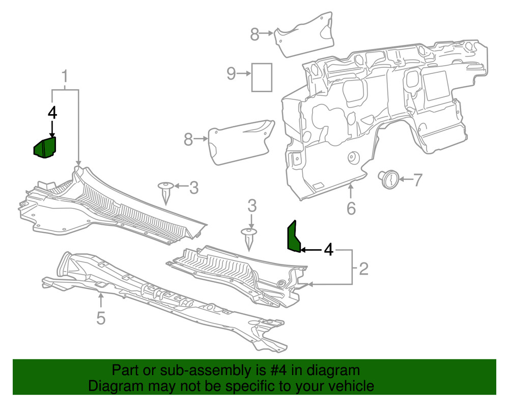 Genuine GM Side Extension 92290258