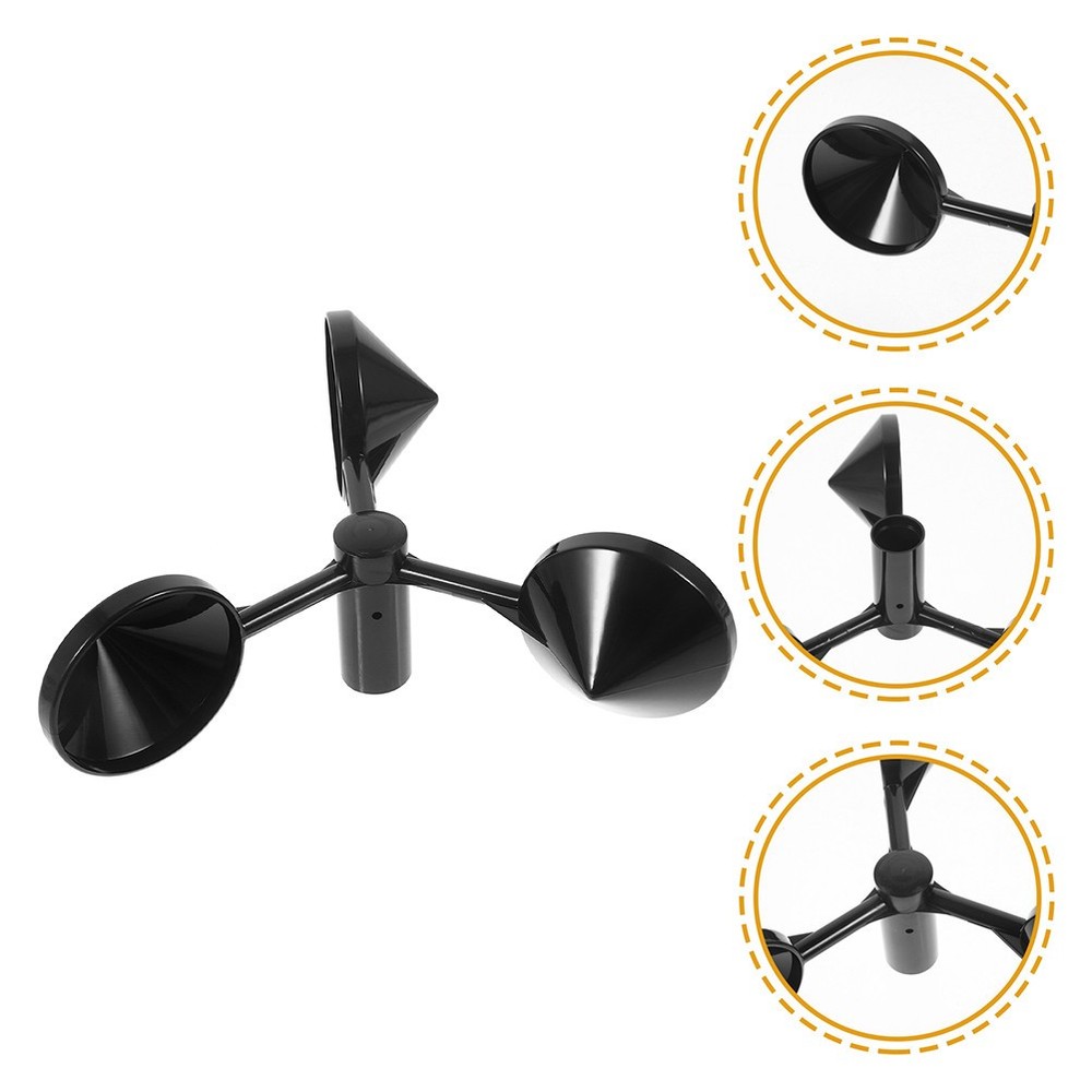 2 Pcs Replacement Anemometer Cup Handheld Wind Speed Speeds Tool