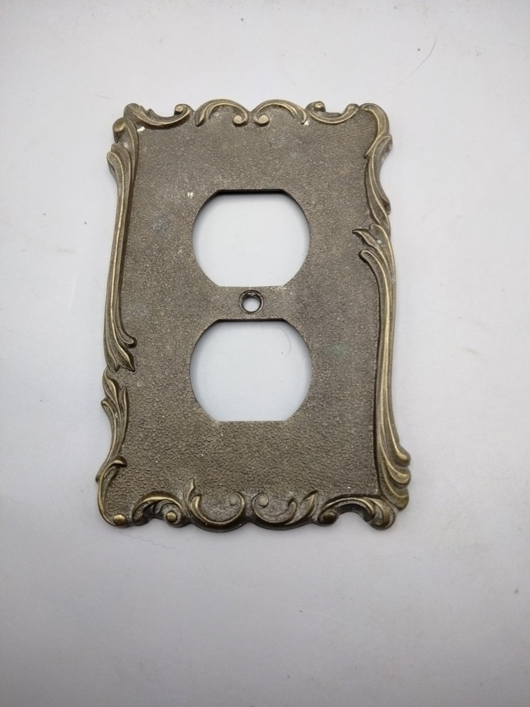 Scroll Vine Switch Plate Covers 1 Double/ 1 Single Switch One Outlet