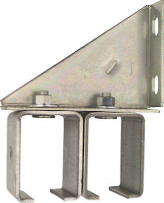 National Hardware N104-786 Rail Bracket, Galvanized Double Box - Quantity 10