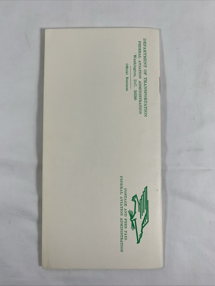 VINTAGE! 1968! PRIVATE PILOT SINGLE ENGINE AIRPLANE FLIGHT TEST GUIDE! AC 61-3B